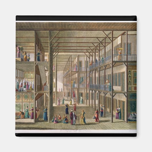 コンスタン卿ハーレム素晴らしインテリア マグネット (正面)