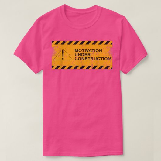 コンスター下の建築月曜日のモチベーション Tシャツ (デザイン正面)