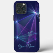 コンステレーション、抽象芸術ファンタジーのフラクタルアート名 Case-Mate iPhoneケース (裏面)