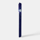 コンステレーション、抽象芸術ファンタジーのフラクタルアート名 iPhone 15ケース (左側面)