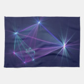 コンステレーション、抽象芸術ファンタジーフラクタル芸術 キッチンタオル (横)