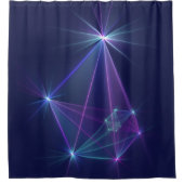 コンステレーション、抽象芸術ファンタジーフラクタル芸術 シャワーカーテン (正面)