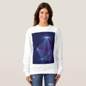 コンステレーション、抽象芸術ファンタジーフラクタル芸術 スウェットシャツ (正面フル)