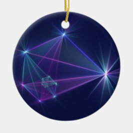 コンステレーション、抽象芸術ファンタジーフラクタル芸術 セラミックオーナメント