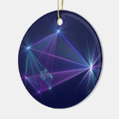 コンステレーション、抽象芸術ファンタジーフラクタル芸術 セラミックオーナメント (左)