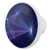 コンステレーション、抽象芸術ファンタジーフラクタル芸術 セラミックノブ (右)