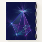 コンステレーション、抽象芸術ファンタジーフラクタル芸術 ノートブック (裏面)
