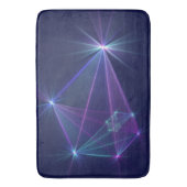 コンステレーション、抽象芸術ファンタジーフラクタル芸術 バスマット (正面縦)