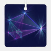 コンステレーション、抽象芸術ファンタジーフラクタル芸術 メタルオーナメント (裏面)