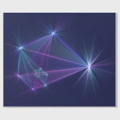 コンステレーション、抽象芸術ファンタジーフラクタル芸術 ラッピングペーパー (フラット)