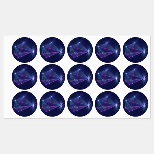 コンステレーション、抽象芸術ファンタジーフラクタル芸術 ラベル (シート)
