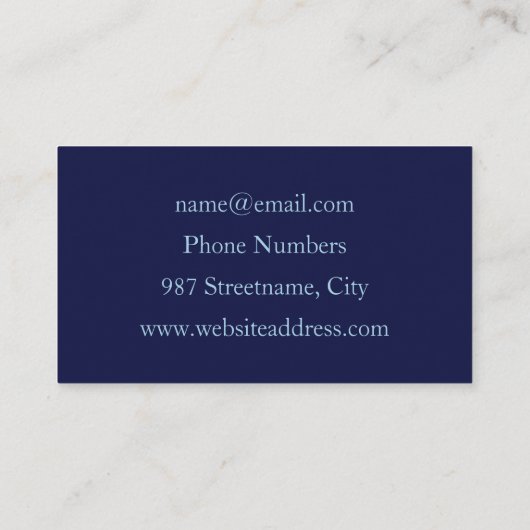 コンステレーション、抽象芸術ファンタジーフラクタル芸術 名刺 (裏面)