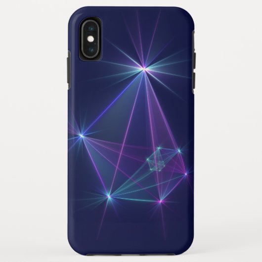 コンステレーション、抽象芸術ファンタジーフラクタル芸術 Case-Mate iPhoneケース (裏面)