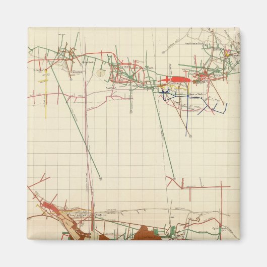 コンストック鉱山マップ番号III マグネット (正面)