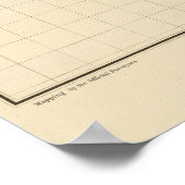 コンストック鉱山マップ番号VIX ポスター (角)