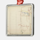 コンストック鉱山地図番号V メタルオーナメント (左)