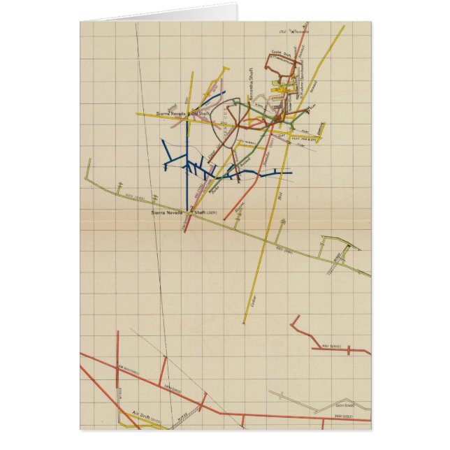 コンストック鉱山地図2号 (正面)