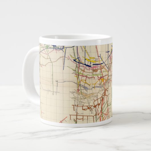 コンストック鉱山地図4号 ジャンボコーヒーマグカップ (正面左)