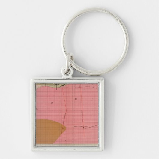 コンストック·ロード·サウスの水平断面 キーホルダー (正面)