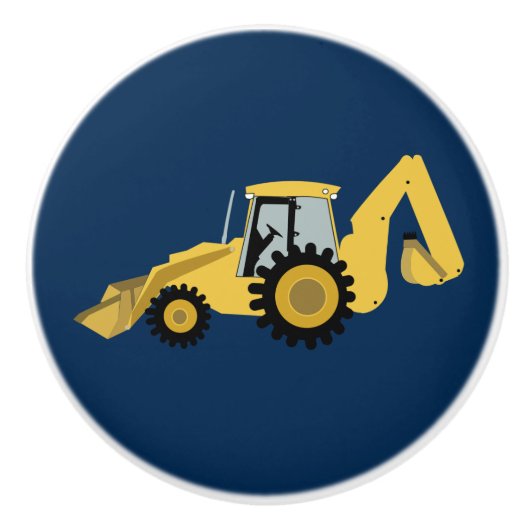 コンストラクションバックホドロワプル セラミックノブ (正面)