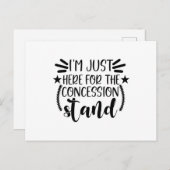 コンセッションのスタンドに来ただけだ ポストカード (正面/裏面)