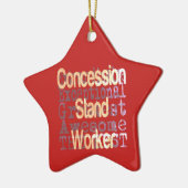 コンセッション・スタンドワーカー超並外れ セラミックオーナメント (左)