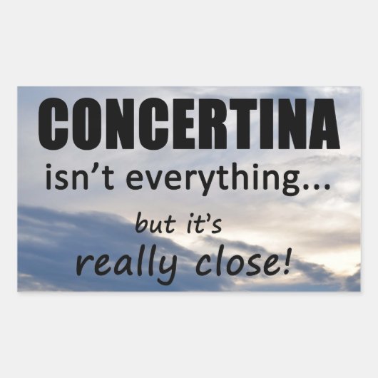 コンセプティナは全てではない長方形のシール 長方形シール (正面)