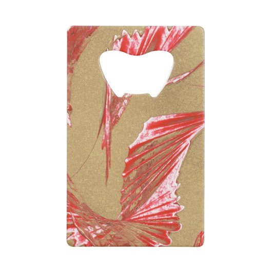 コンセプトウィングデザイン クレジットカード栓抜き (正面)