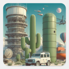 コンセプトディフェンダーステッカー スクエアシール