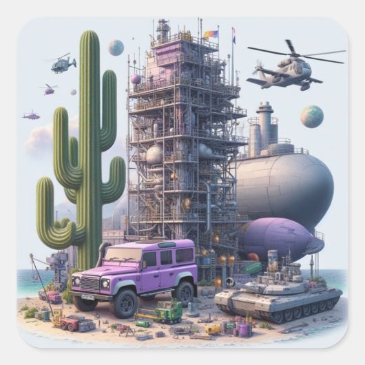 コンセプトディフェンダーステッカー スクエアシール (正面)