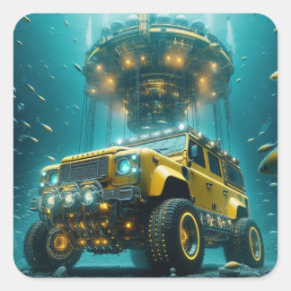 コンセプトディフェンダーステッカー スクエアシール