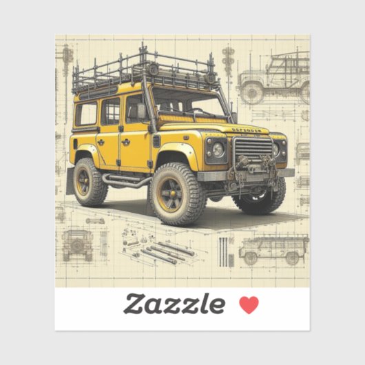 コンセプトディフェンダービニールステッカー シール (シート)