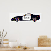 コンセプトパトカー – 自分の文字または画像を追加 ポスター (キッチン)