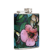 コンセプトピンクの花離れとユニーク フラスク (右)