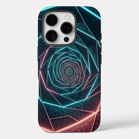 コンセプト内のスパイラル折れ対称性 Case-Mate iPhoneケース (裏面)
