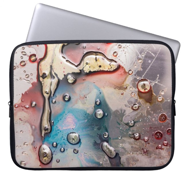 コンセプト絵画抽象芸術のアートワーク ラップトップスリーブ (正面)