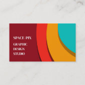 コンセモダンプト、グラフィックデザイナー 名刺 (正面)