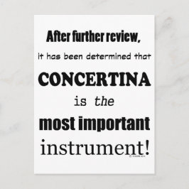 コンセルティナモスト楽器 ポストカード