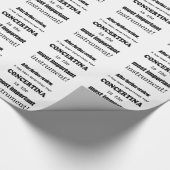 コンセルティナモスト楽器 ラッピングペーパー (角)