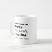 コンセルティーナが私を幸せに コーヒーマグカップ (正面左)