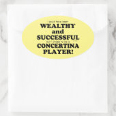 コンセルティーナ富裕層と成功したオーバルシール 楕円形シール (バッグ)