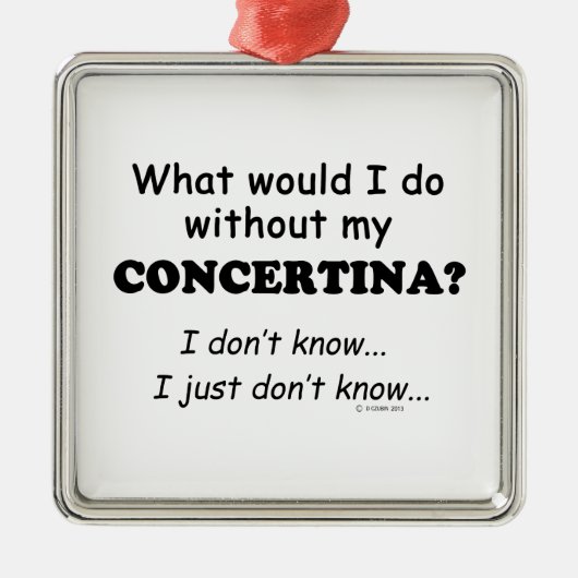 コンセルティーナ メタルオーナメント (正面)