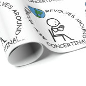 コンセルティーナ – ワールドのまわりにリボルブ ラッピングペーパー (ロールコーナー)