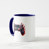 コンソールゲーマーのフレーミングゲーム制御装置 マグカップ (正面左)