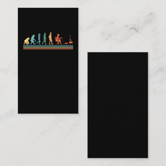 コンソールゲーマー10代の若者レトロゲームの進化 名刺 (正面/裏面)