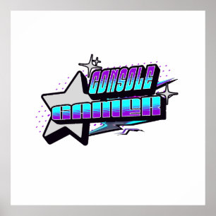 コンソールゲーマーY2Kスタイル ポスター