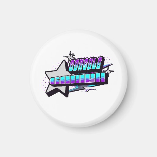 コンソールゲーマーY2Kスタイル マグネット (正面)