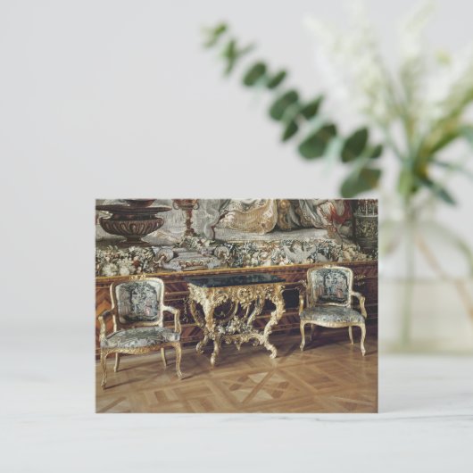 コンソールテーブルと2つのアームチェア, 1745 ポストカード (スタンド正面)
