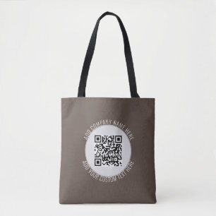 コンタクトフリーカフェ モダン コンタクトレス スキャン ミー QR トートバッグ