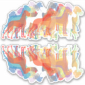 コンターステッカー大きなダン シール (正面)